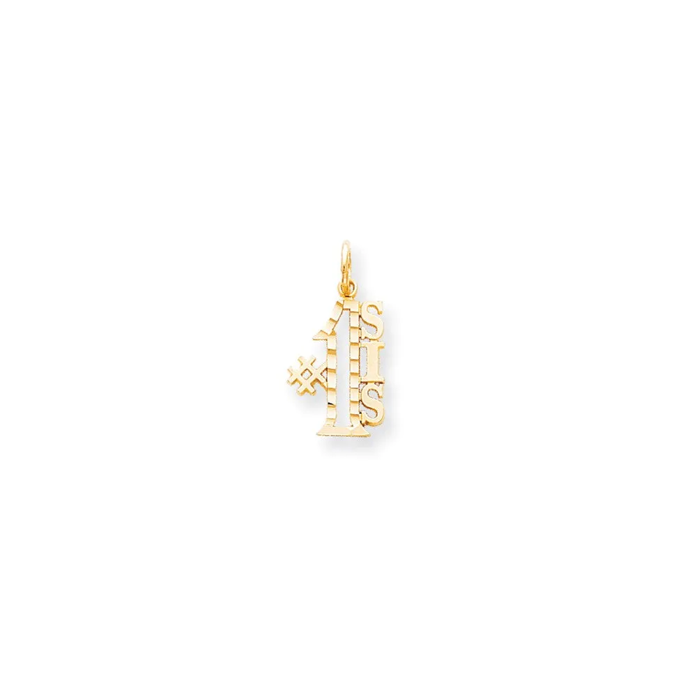 #1 Sis Charm in 10k Yellow Gold