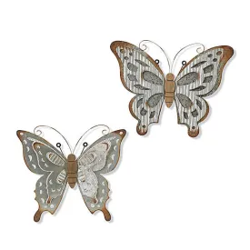 16.3"H Butterfly Wall Decor