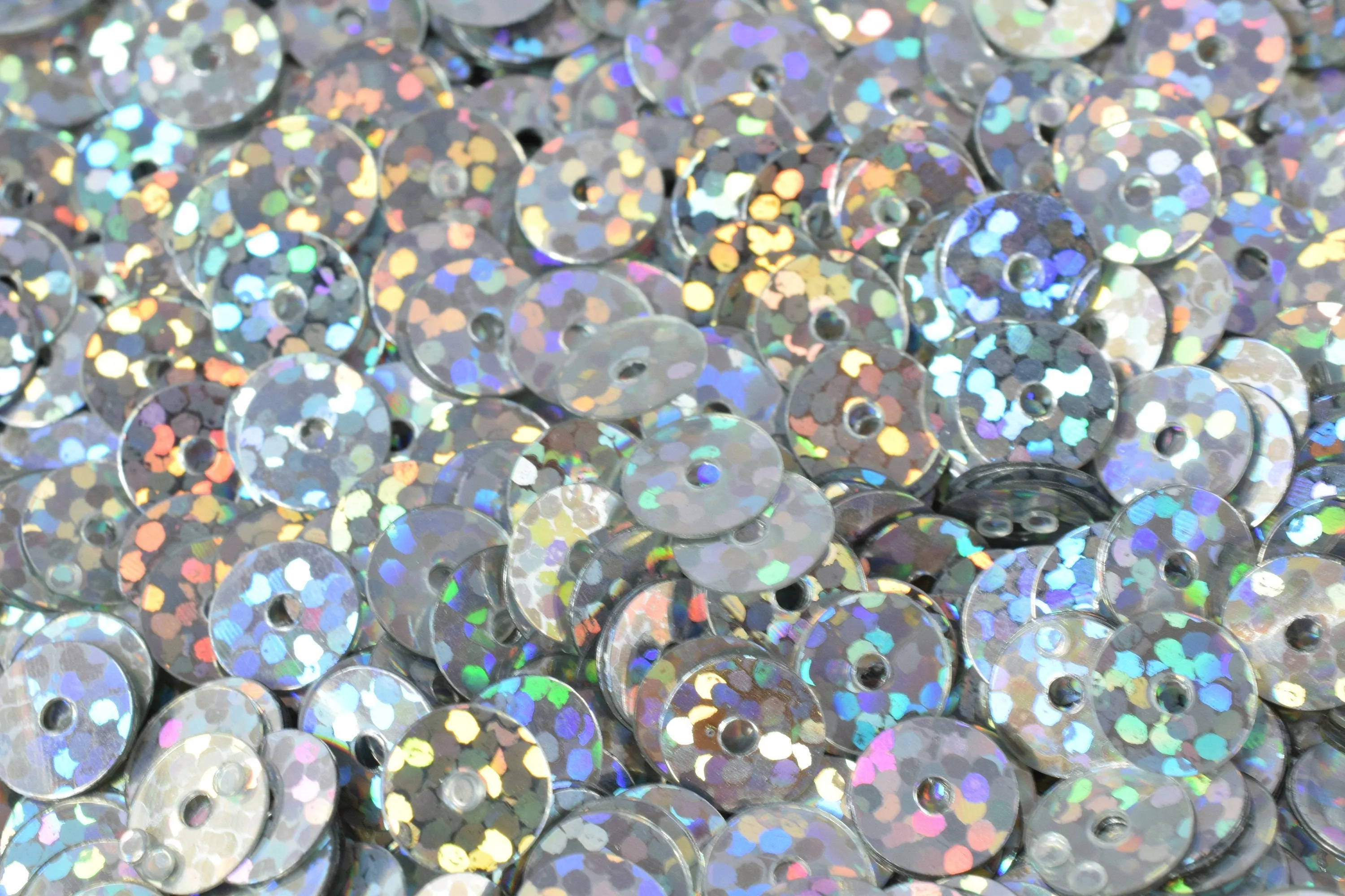 3/4/6mm Silver Iridescent Sequins Sheen Round Sequins/Loose Paillettes,Wholesale Sequins,Shimmering Sequin Apparel,Shoe Decor