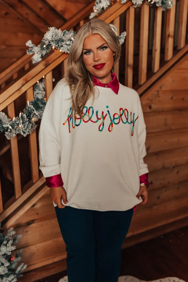 A Holly Jolly Christmas Knit Sweater Curves