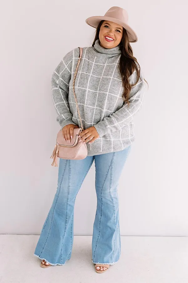 A Latte Love Sweater In Grey   Curves