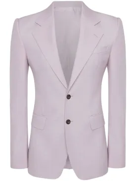 ALEXANDER MCQUEEN Dapper Pale Lilac Shoulder Jacket for Men