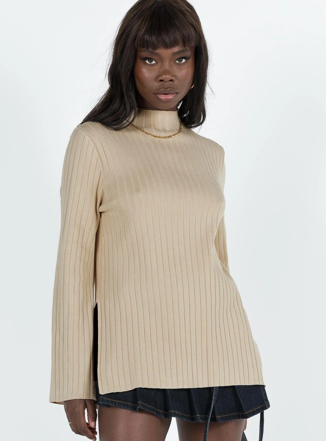 Allen Ribbed Sweater Cream