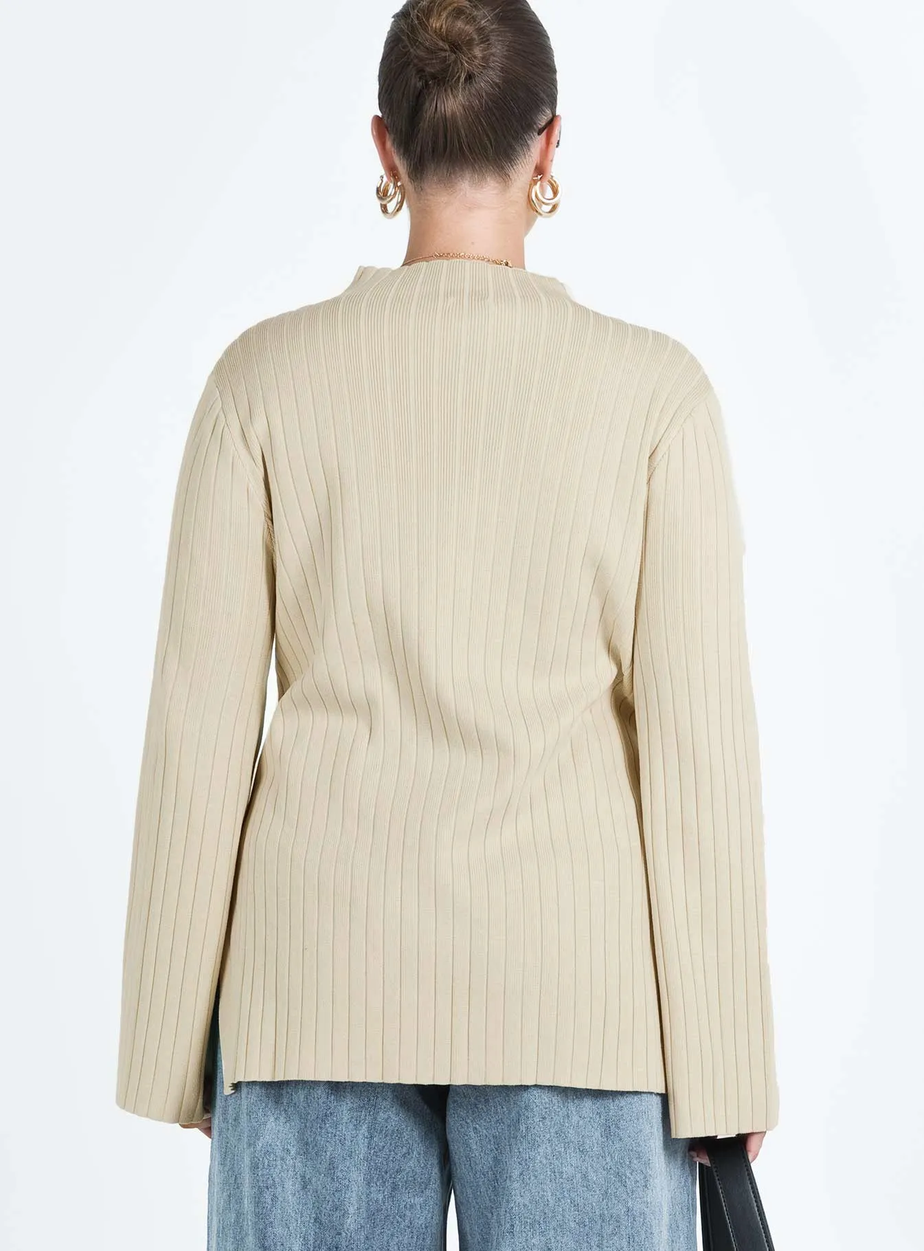 Allen Ribbed Sweater Cream