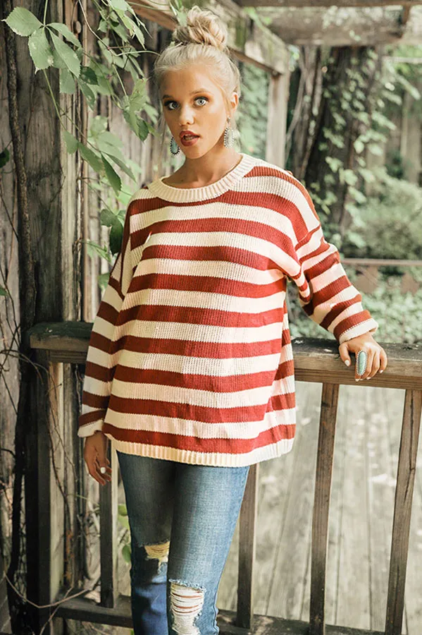 Alpine Cabin Stripe Sweater