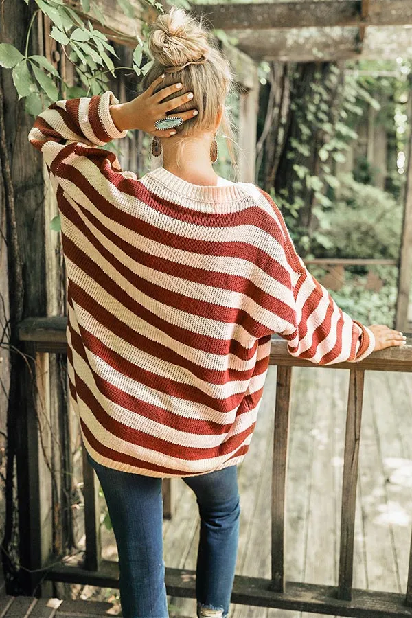 Alpine Cabin Stripe Sweater