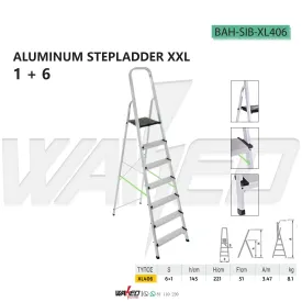 Aluminium StepLadder XXL- 7Step