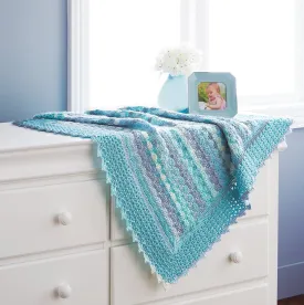 Aqua Shells Baby Afghan