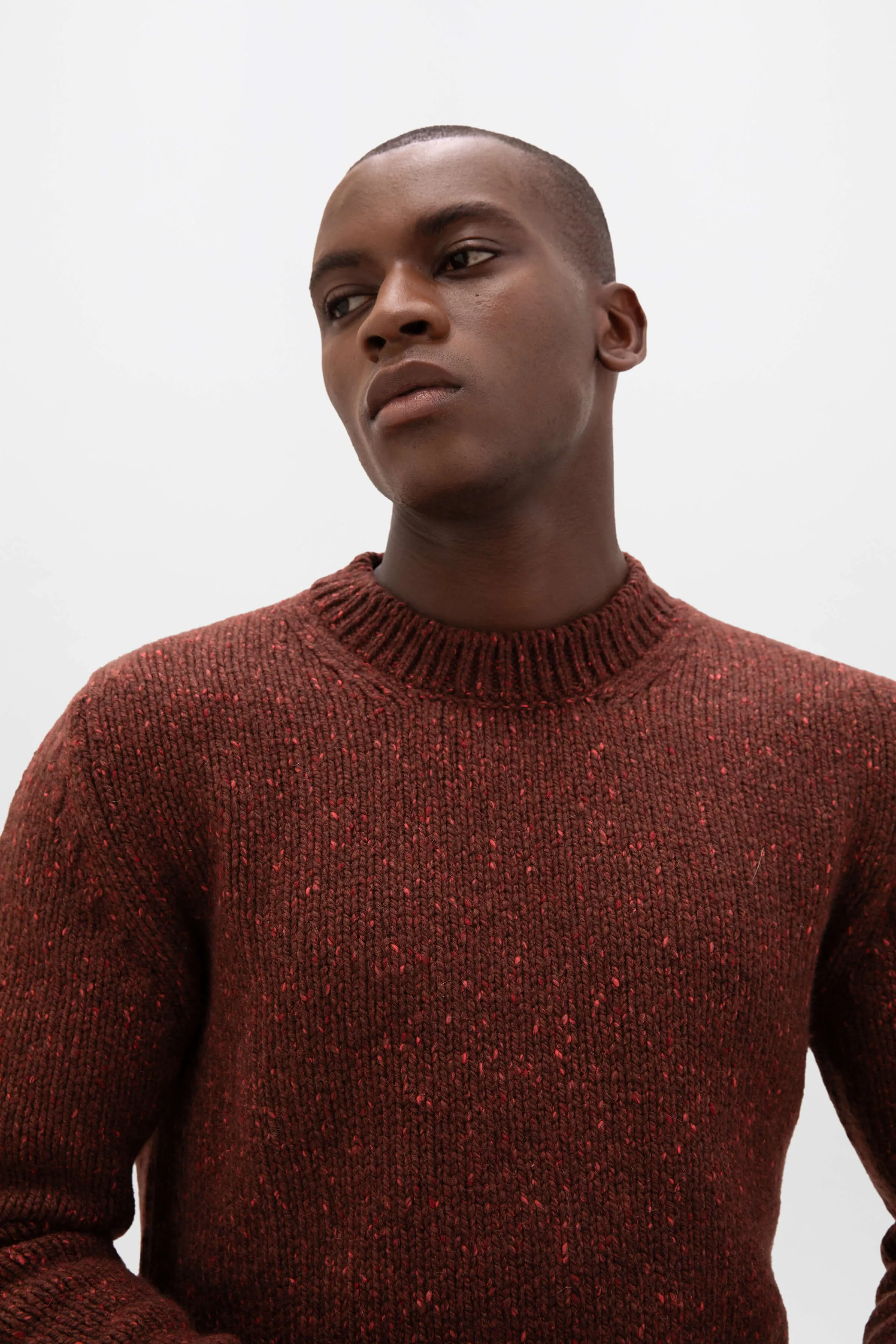 Aran Cashmere Donegal Jumper