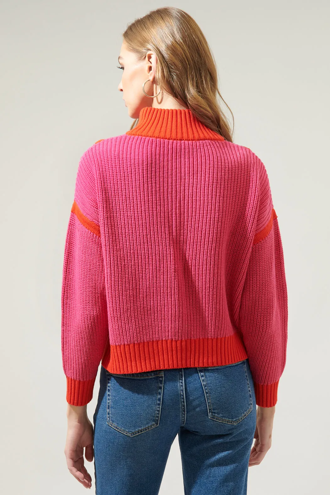 Arlington Ribbed Collared Pullover Sweater