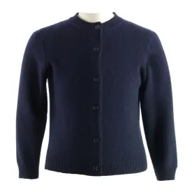 Baby Navy Cashmere Cardigan