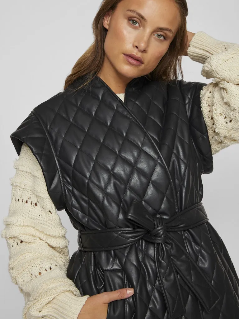 Bara Quilted Gilet (Black Beauty)