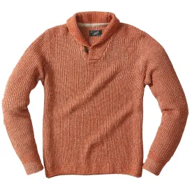 Belmont Plaited Shawl Pullover - Burnt Orange