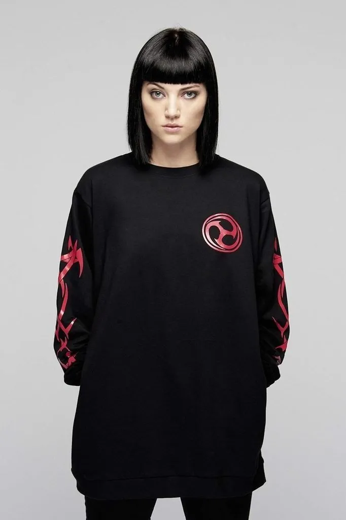 Bio Pocket Sweater in Red - Unisex