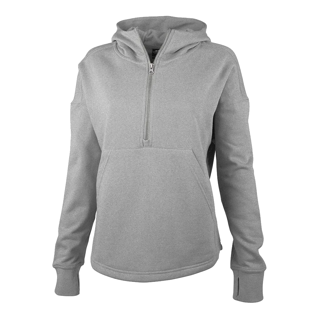 C2427 Women's Willow Scallop Hem Hoodie