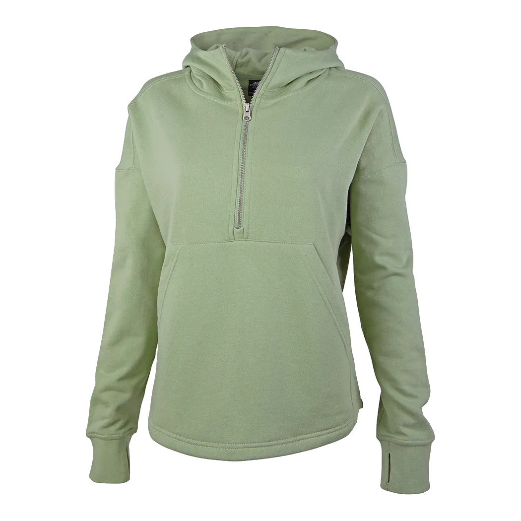 C2427 Women's Willow Scallop Hem Hoodie