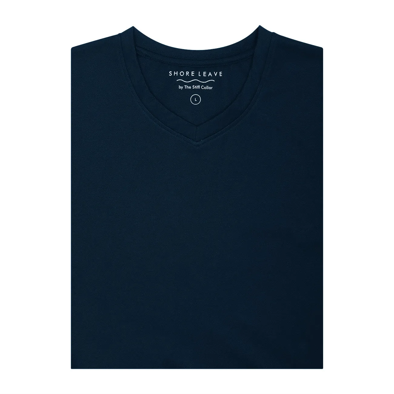 Cadet Blue Premium Imported V Neck T-shirt