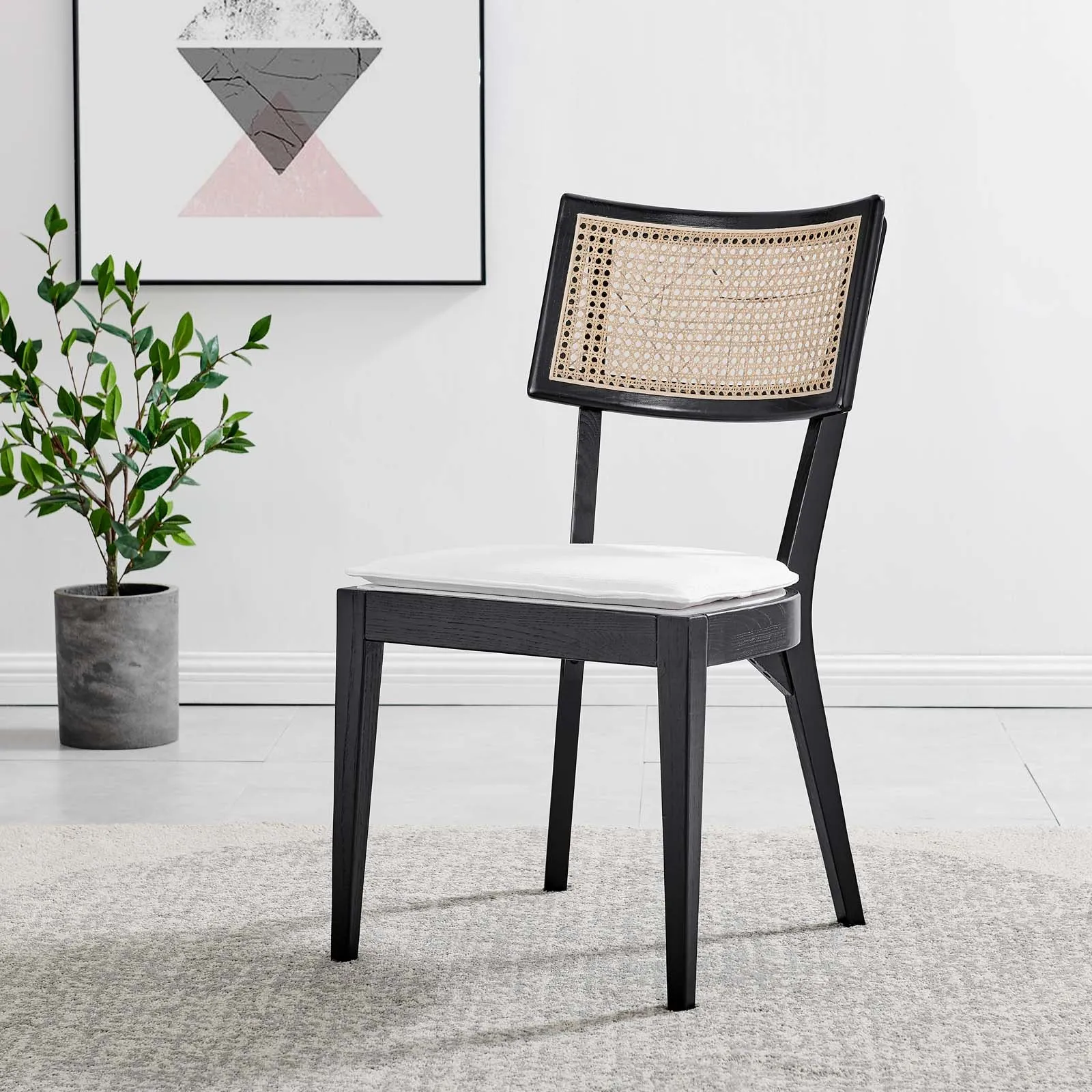 Caledonia Wood Dining Chair Set of 2 by Modway