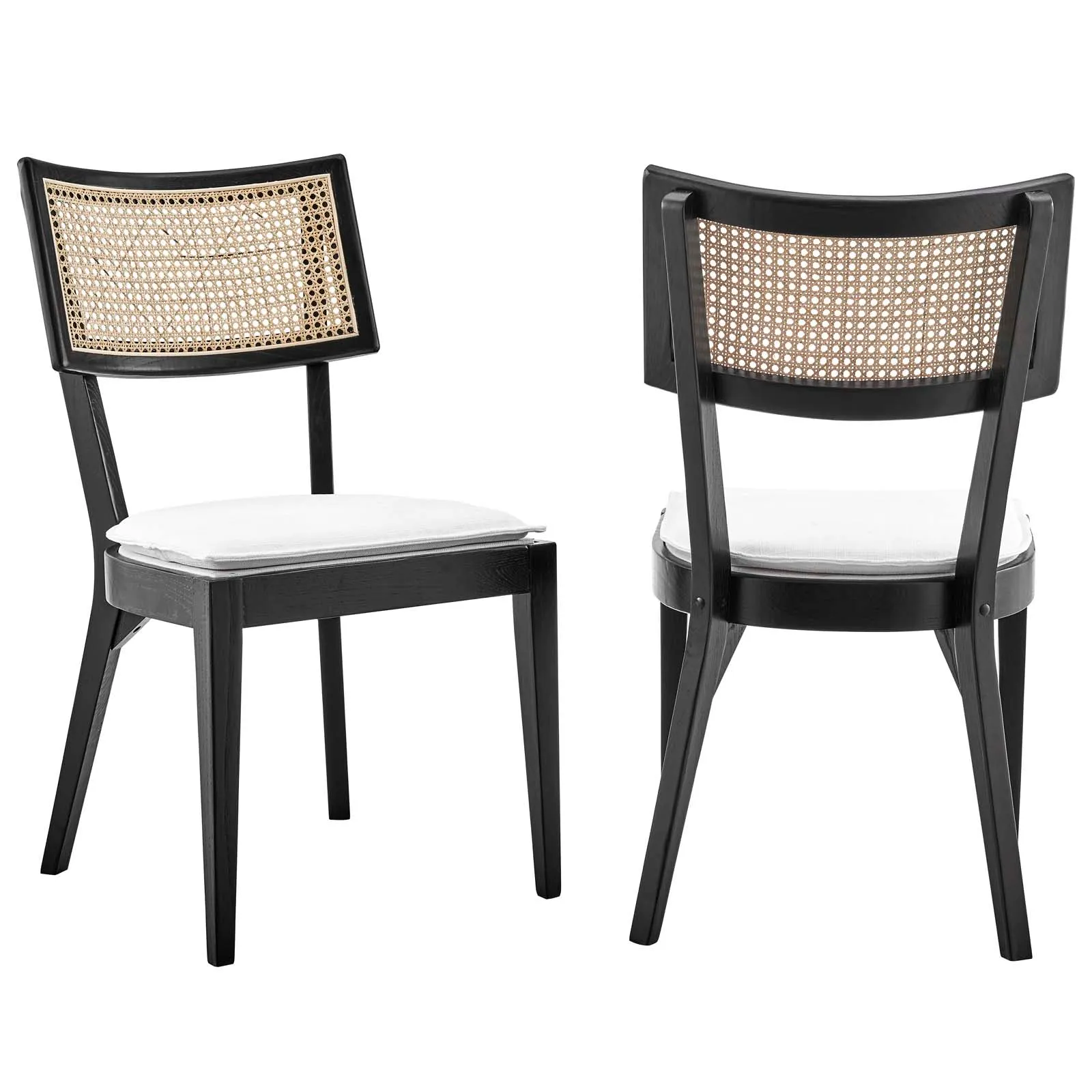 Caledonia Wood Dining Chair Set of 2 by Modway