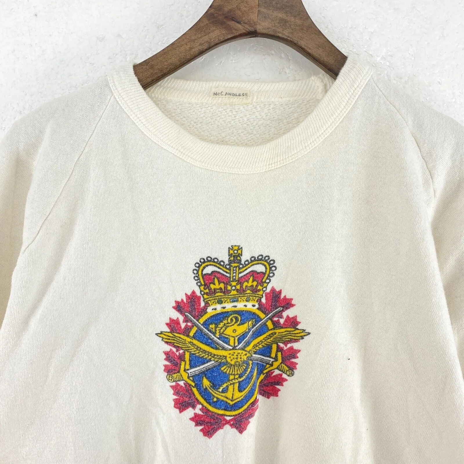 Canadian Armed Forces Logo Sweatshirt Size M Crewneck Kid's