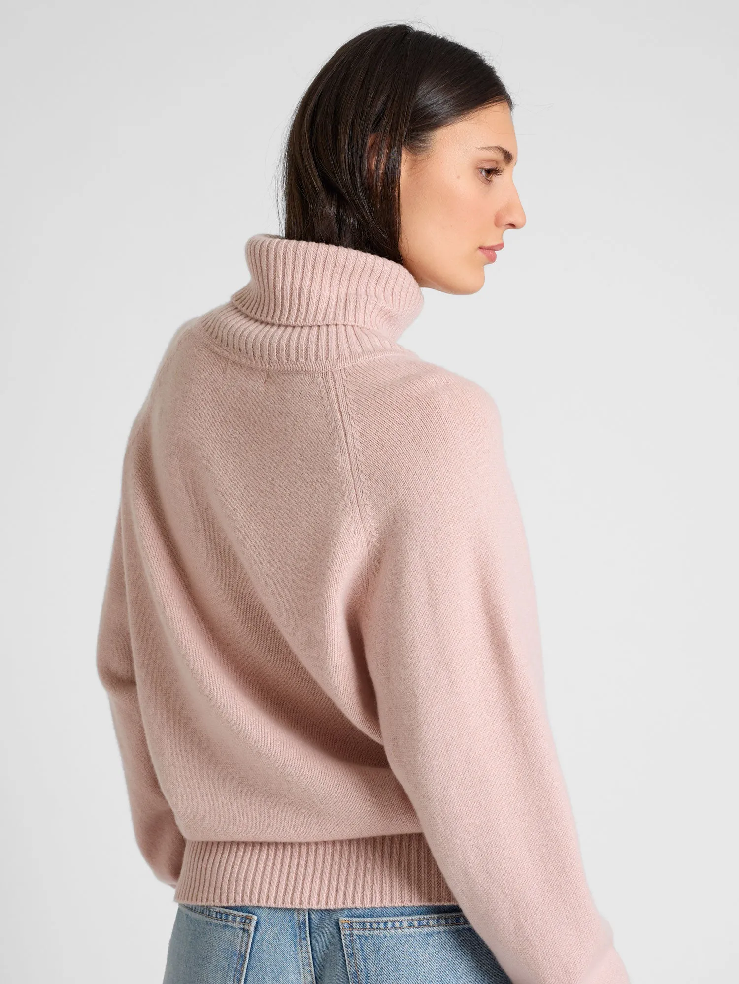 Cashmere sweater "Milano" - rose glow