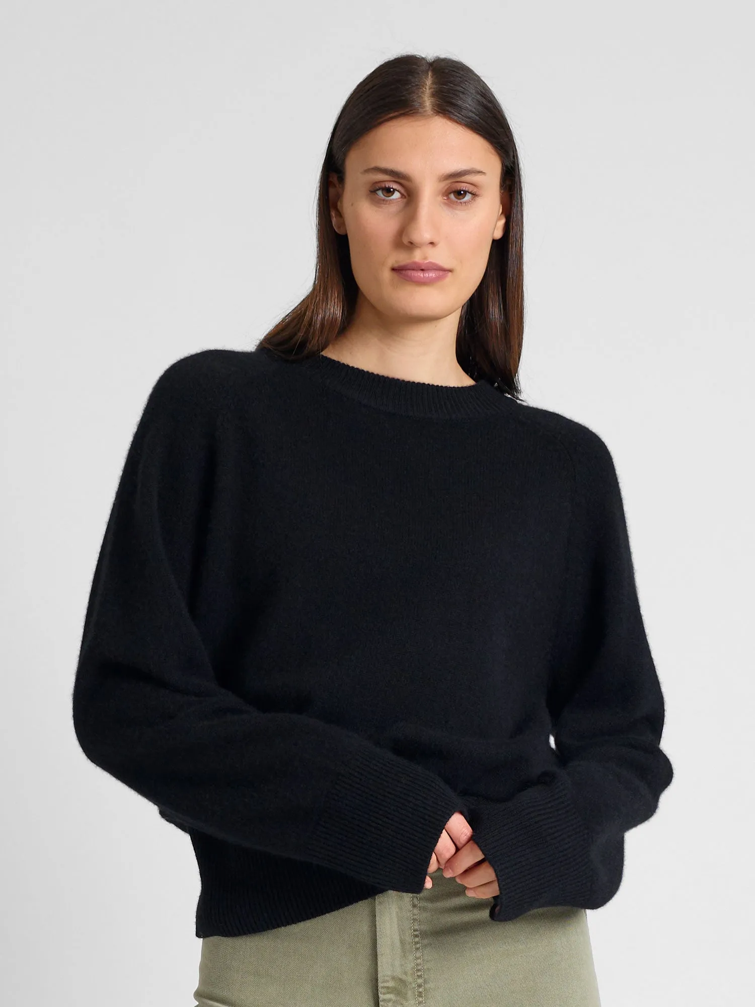 Cashmere sweater "Signy" - black