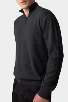 Cashmere Zip Neck Jumper