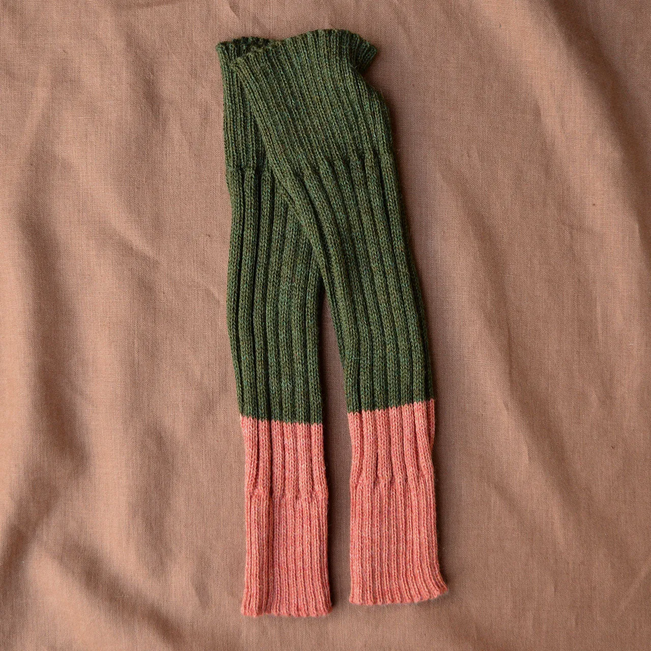 Chunky Rib Colourblock Legwarmers Armwarmers - 100% Baby Alpaca (Youth-Adults)