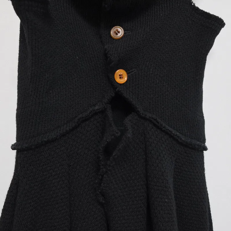 comme des garcons twisted circular bodice knit dress - A/W 2002