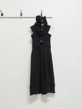 comme des garcons twisted circular bodice knit dress - A/W 2002