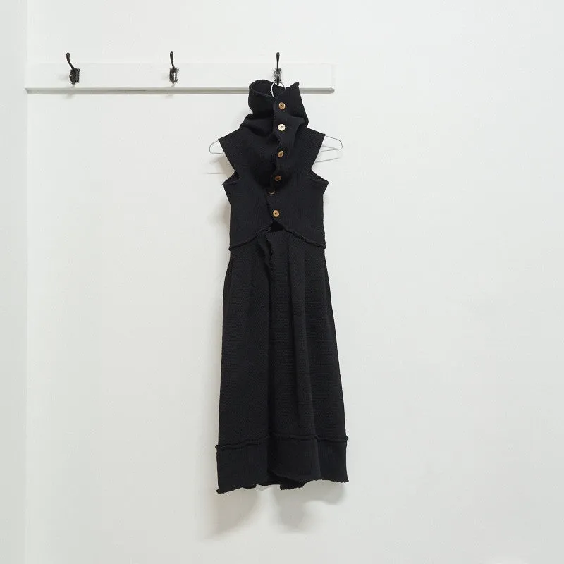 comme des garcons twisted circular bodice knit dress - A/W 2002