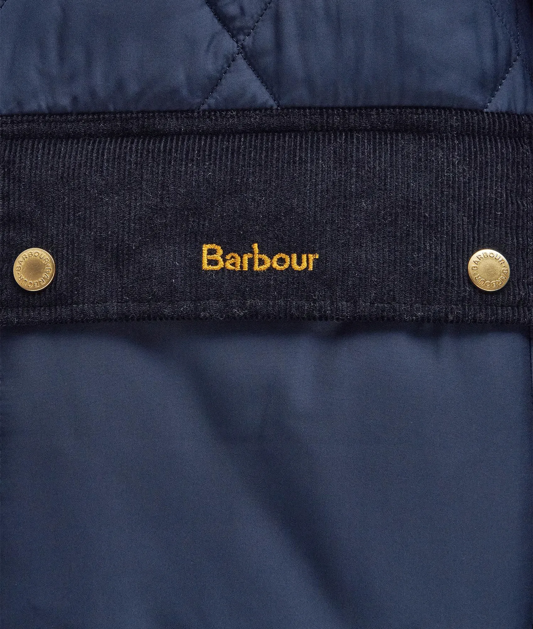 Cookston Longline Quilted Jacket - Navy