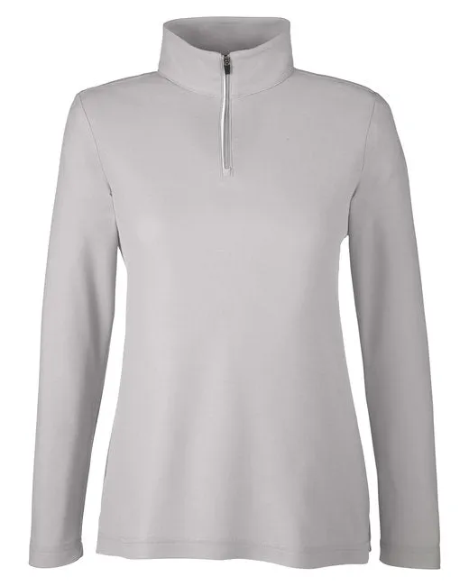 Core365 Women's Fusion ChromaSoft Pique Quarter-Zip