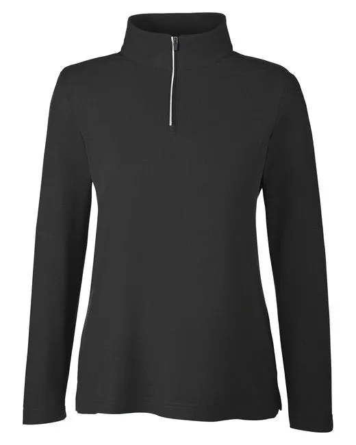 Core365 Women's Fusion ChromaSoft Pique Quarter-Zip