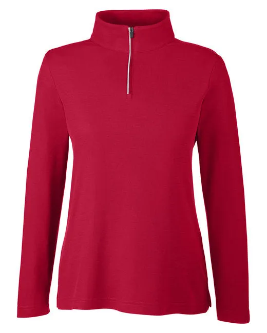 Core365 Women's Fusion ChromaSoft Pique Quarter-Zip