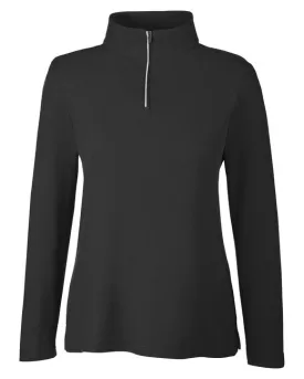 Core365 Women's Fusion ChromaSoft Pique Quarter-Zip