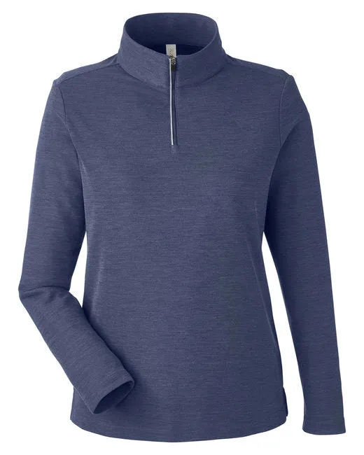 Core365 Women's Fusion ChromaSoft Pique Quarter-Zip