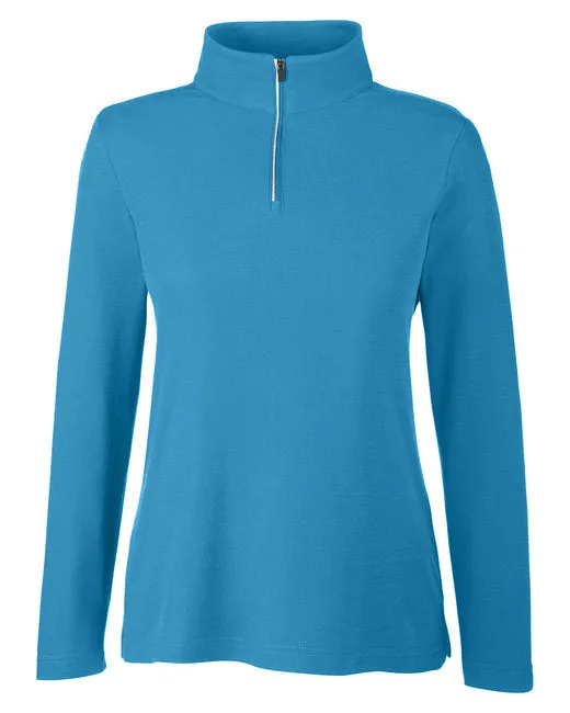 Core365 Women's Fusion ChromaSoft Pique Quarter-Zip