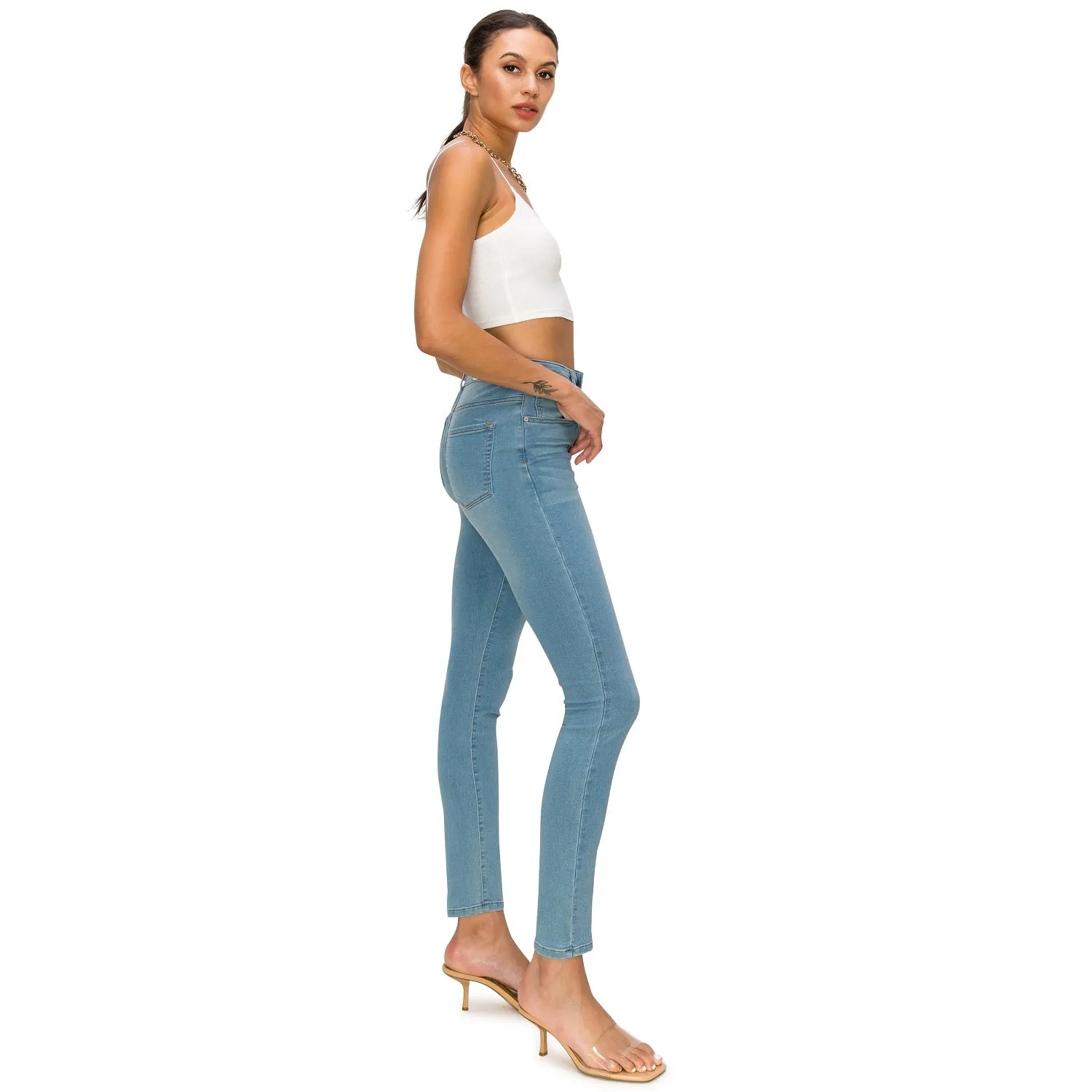 Denim Daydream Hermosa High-Rise Skinny Jeans - Light Blue