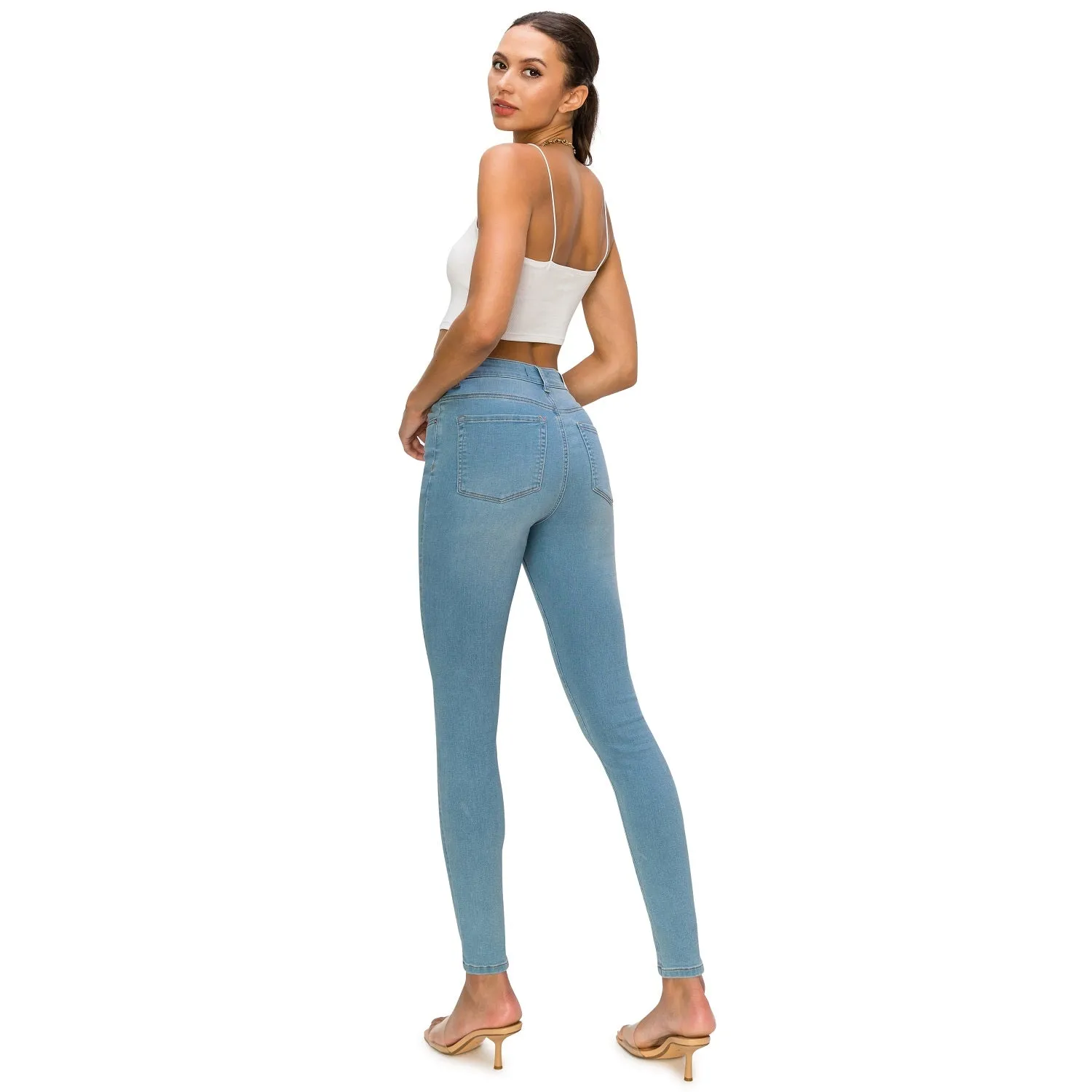 Denim Daydream Hermosa High-Rise Skinny Jeans - Light Blue