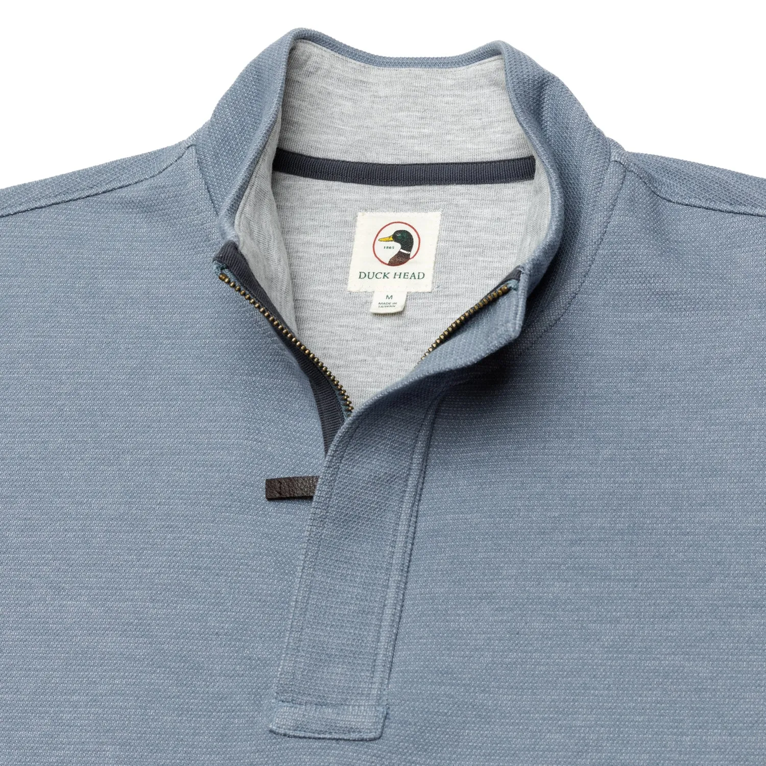 Duck Head Bearing Pique Performance 1/4 Zip Pullover