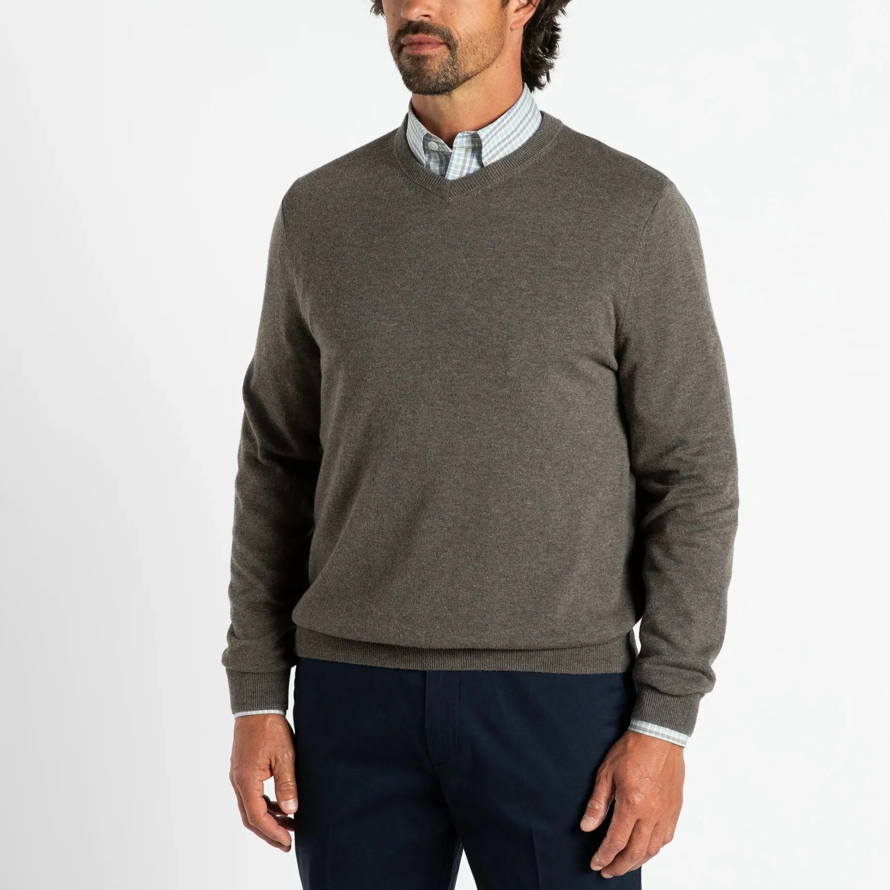 Duck Head Buckley Merino V-Neck Sweater