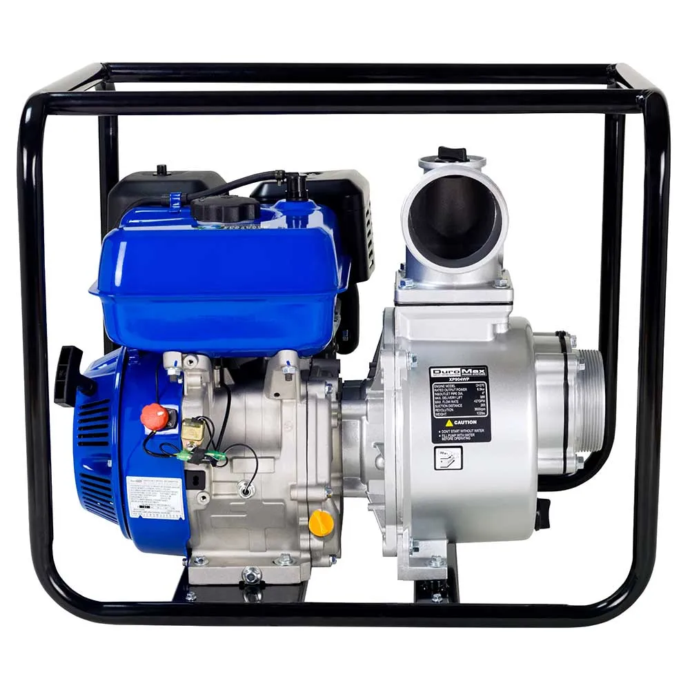 DuroMax XP904WP 427-Gpm 4" Gasoline Engine Portable Water Pump