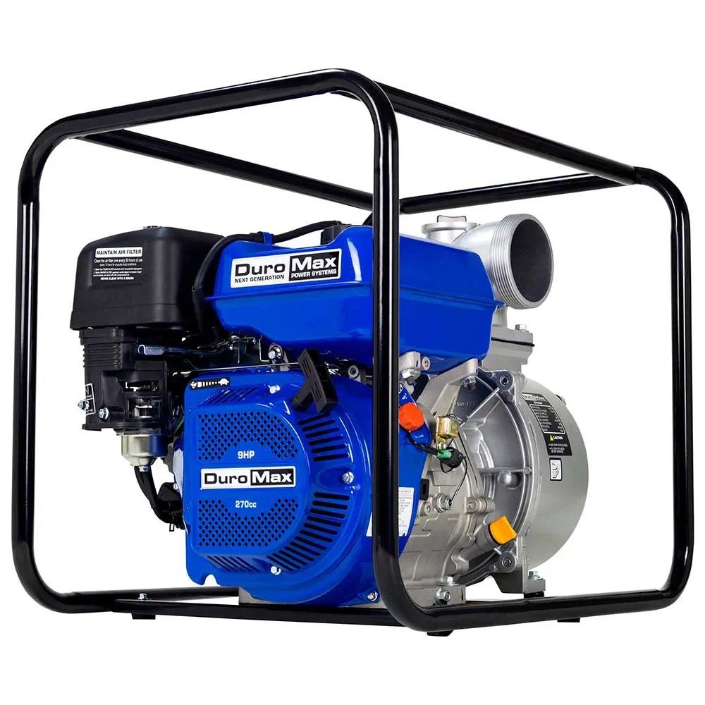 DuroMax XP904WP 427-Gpm 4" Gasoline Engine Portable Water Pump