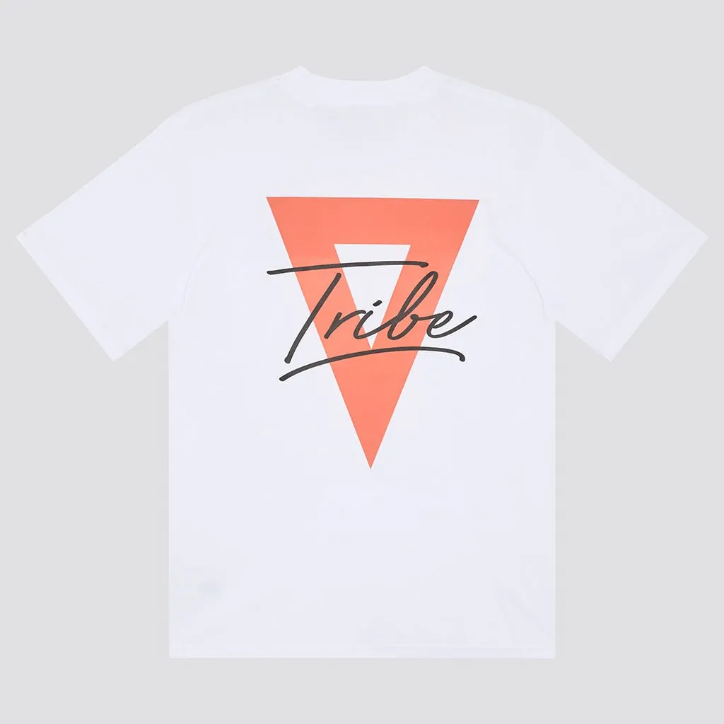 Dvine Tribe Black On Peach T-Shirt