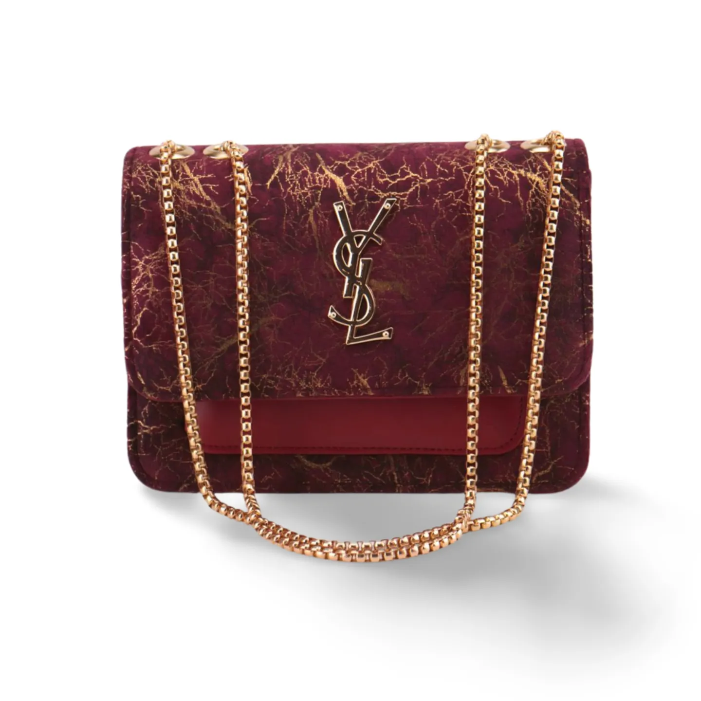 Elegant Gold Chain Shoulder Bag: Classic Luxury for Every Occasion