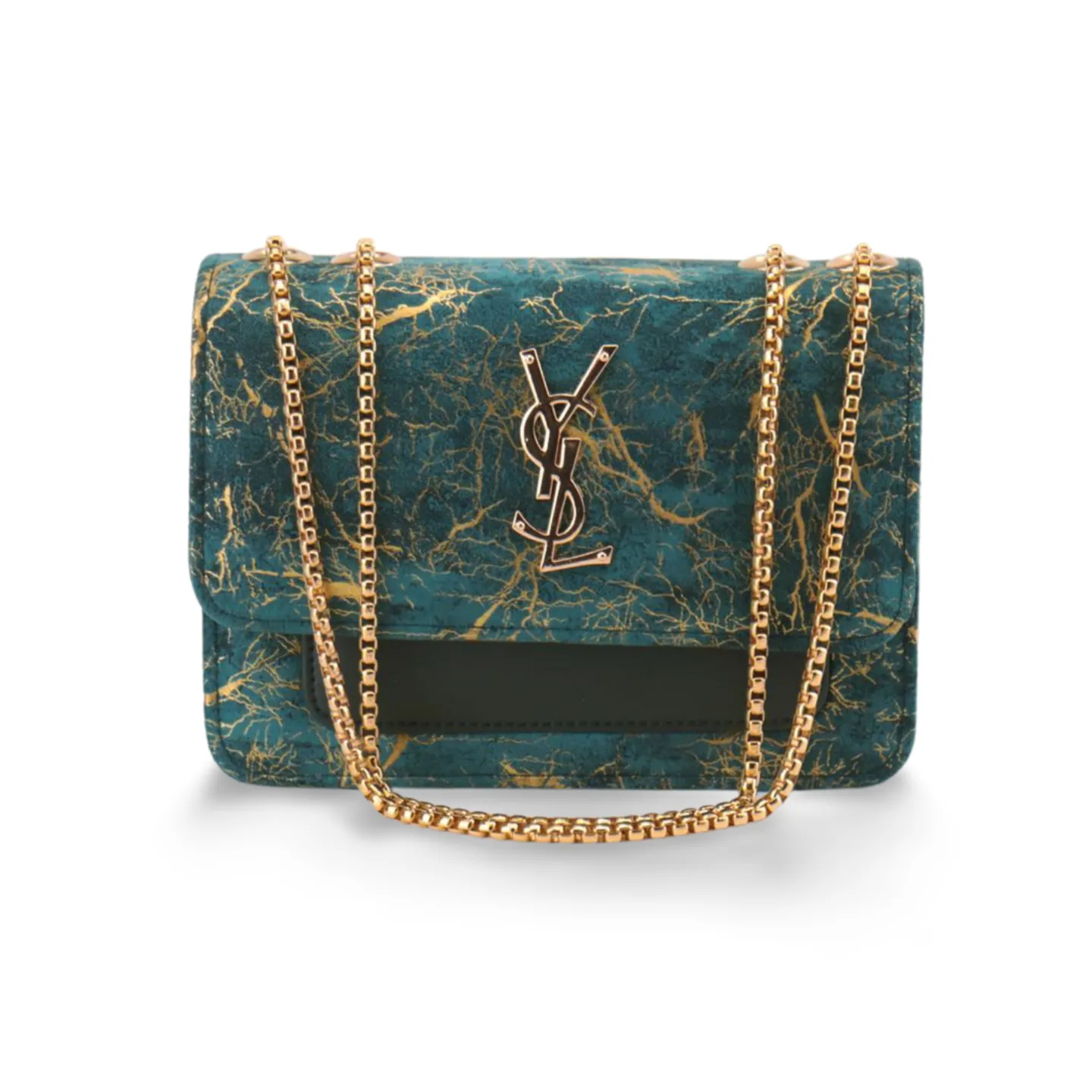 Elegant Gold Chain Shoulder Bag: Classic Luxury for Every Occasion