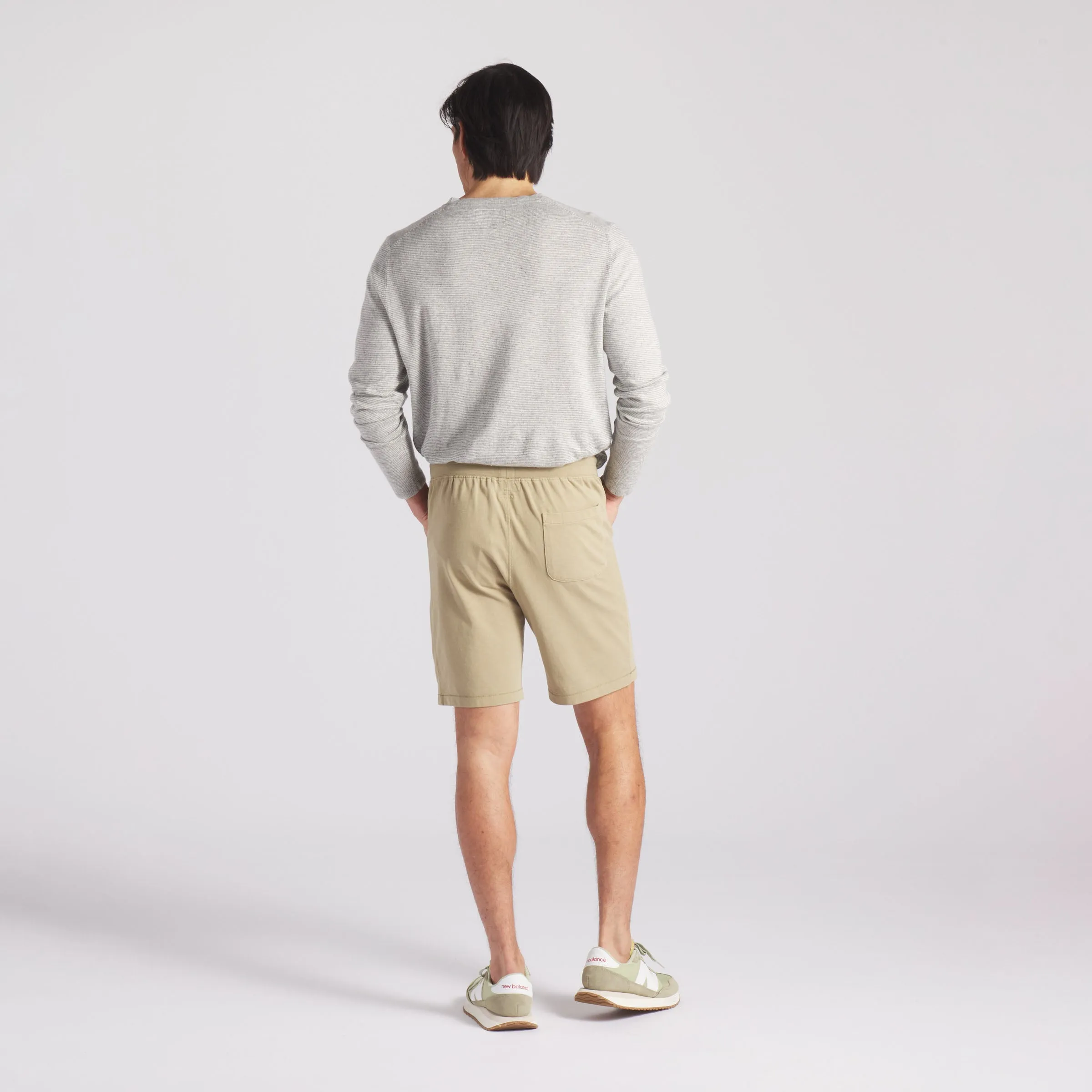 Elevated Compact Jersey Shorts - Avocado