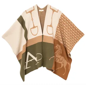 Equi Poncho Cashmere Olive.