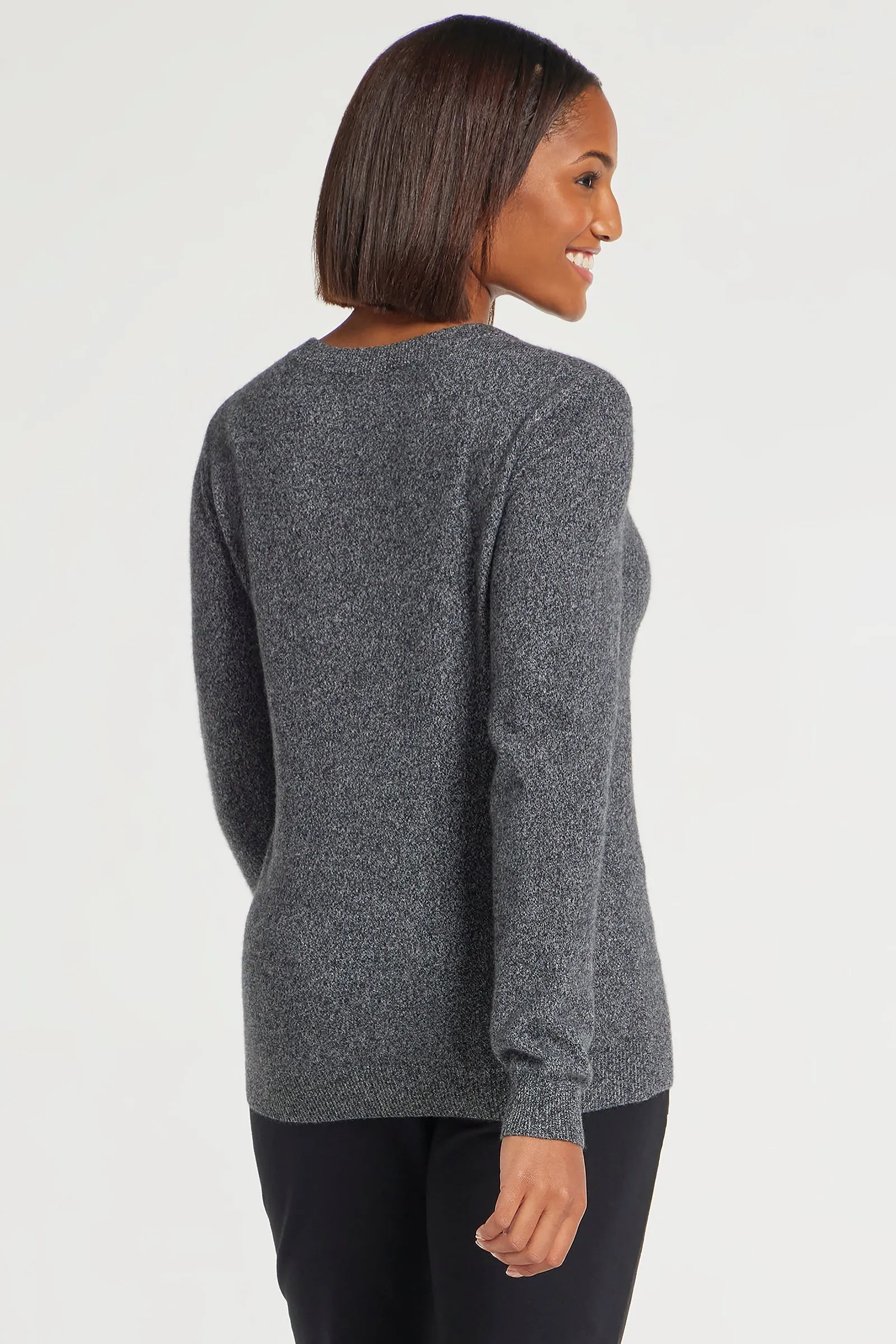 Etta V-Neck Cashmere Sweater Top